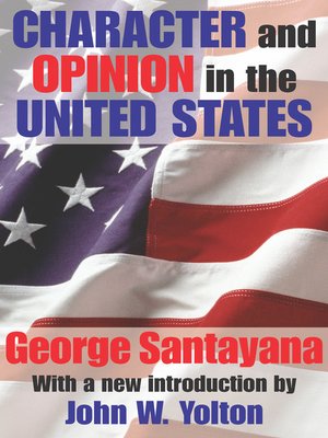 cover image of Character and Opinion in the United States